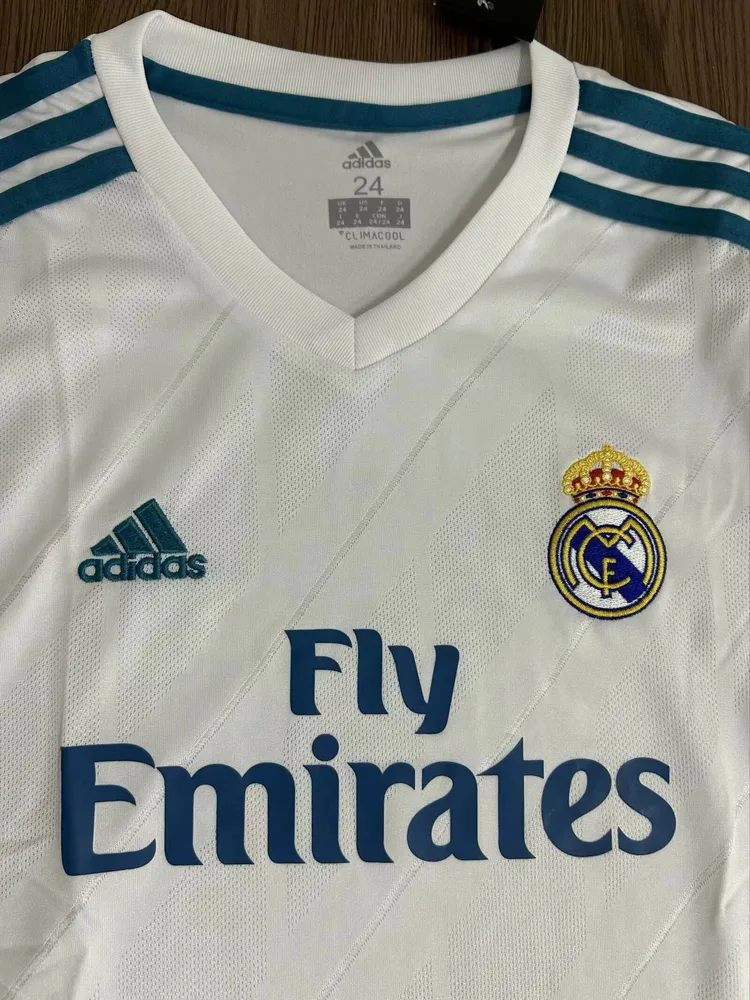 Real Madrid 2017/2018 Retro Real Madrid Home Football Shirt Kids Size 2017/2018 — 3