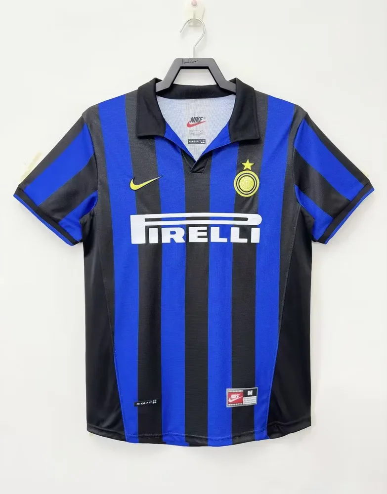 Inter Milan 1998/1999 Retro Inter Milan Local Camiseta de fútbol 1998/1999