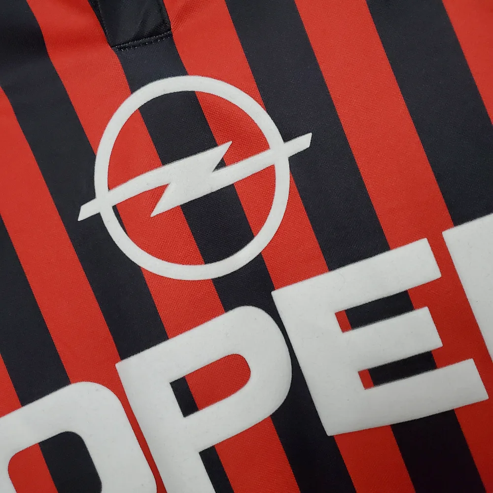 AC Milan 1999/2000 Retro AC Milan Home Football Shirt 1999/2000 — 5