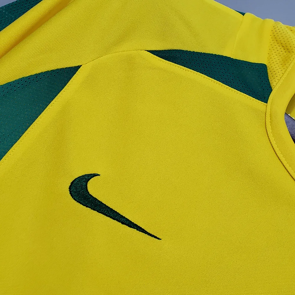 Brazil 2002 Retro Brazil Soccer Jersey Home 2002 — 4
