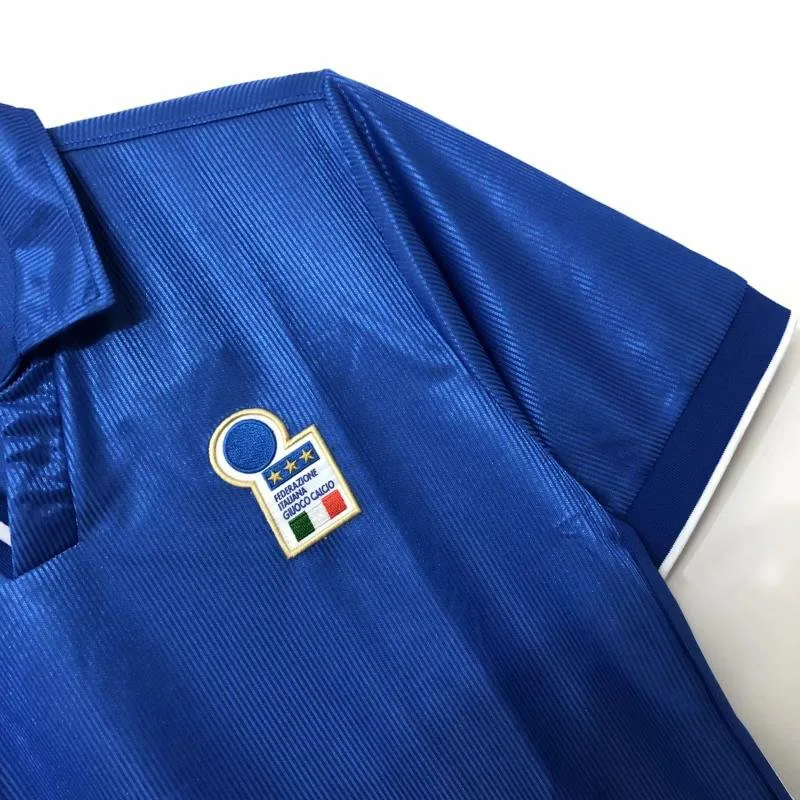 Italy 1998 Retro Italy Home Soccer Shirt 1998 — 5