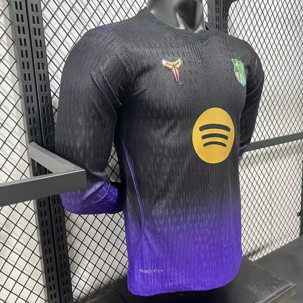 Barcelona 2026/2027 Manga larga Versión jugador Barcelona Visitante Camiseta de fútbol 2026/27 — 3