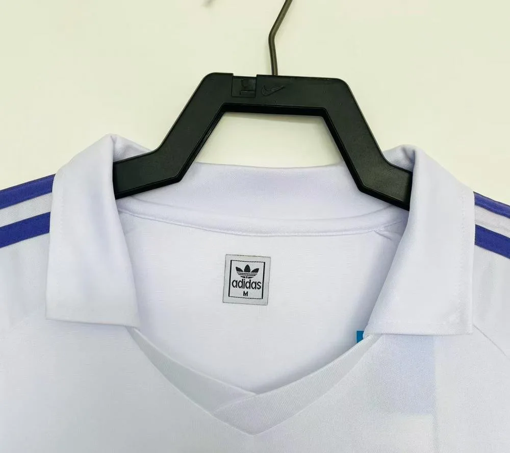 Real Madrid 1984/1985 Retro Real Madrid Local Camiseta de fútbol 1984/1985 — 3