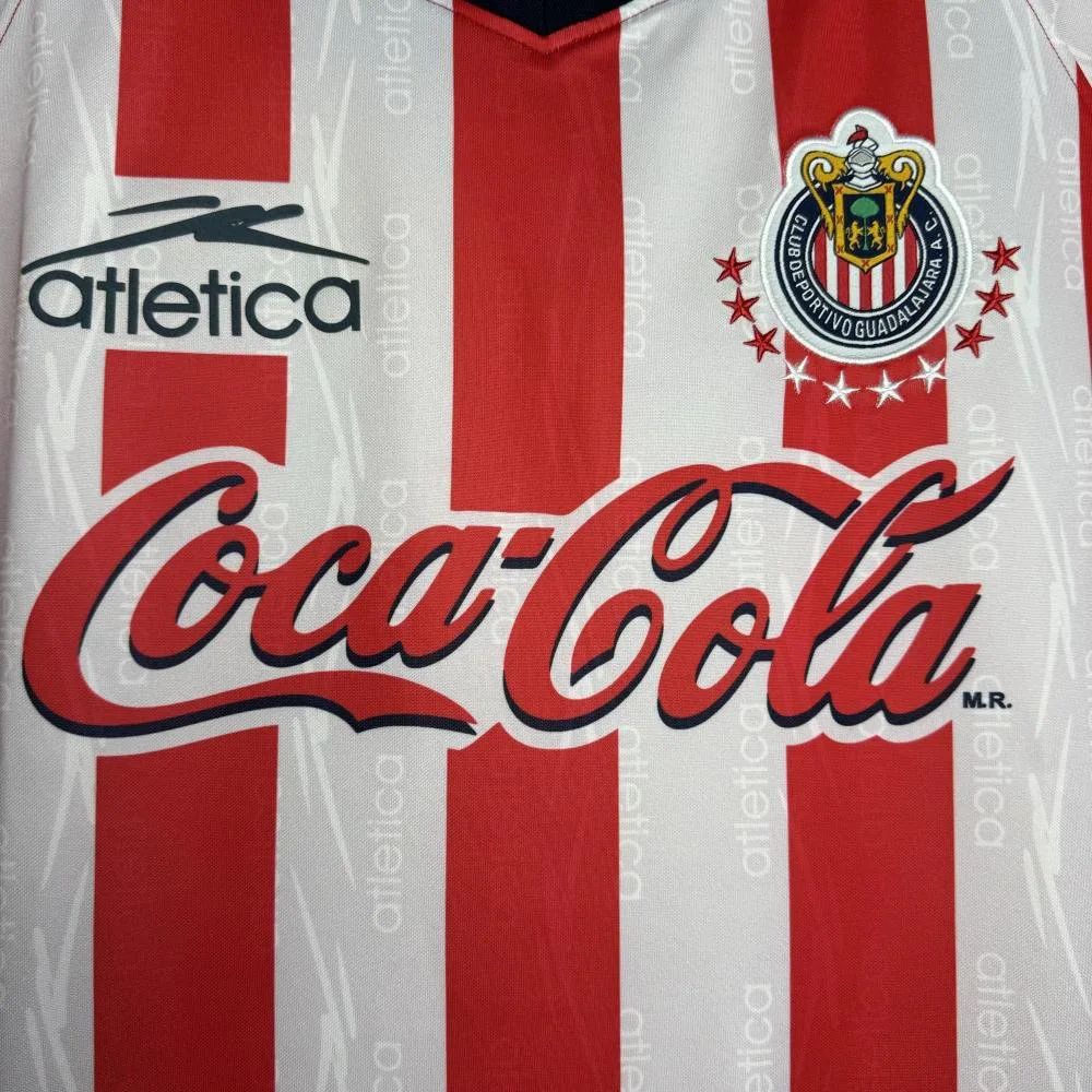 Chivas 1998-1999 Retro Chivas Home Soccer Jersey 1998/1999 — 6