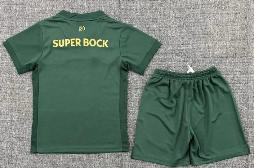 Sporting Lisbon 2026/2027 Sporting Lisbon 120th Anniversary Football Jersey Shirt Kids Size 2026/27 — 2