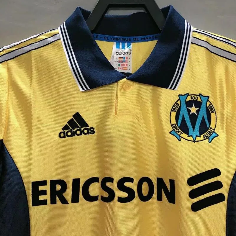 Marseille 1998-1999 Retro Olympique de Marseille Third Away Football Jersey 1998/1999 — 3