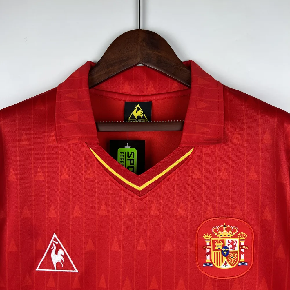Spain 1988/1991 Retro Spain Local Jersey 1988/1991 — 4
