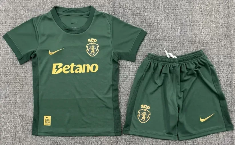 Sporting Lisbon 2026/2027 Sporting Lisbon 120th Anniversary Football Jersey Shirt Kids Size 2026/27