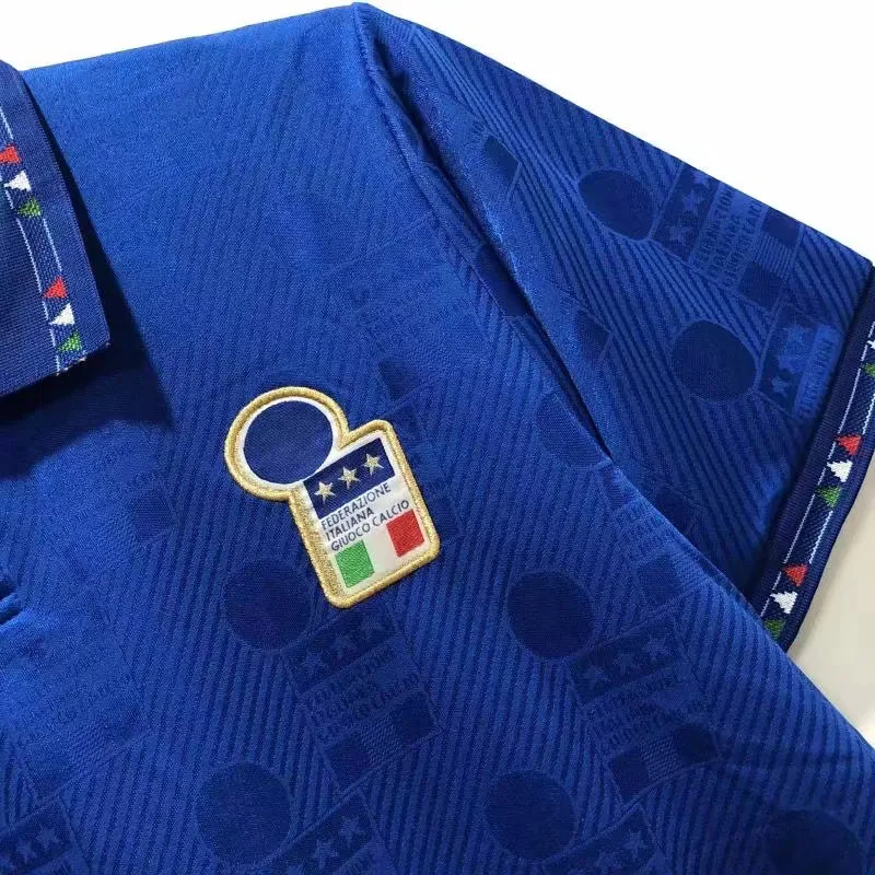 Italy 1994 Retro FIFA Italy Home Soccer Shirt 1994 — 7
