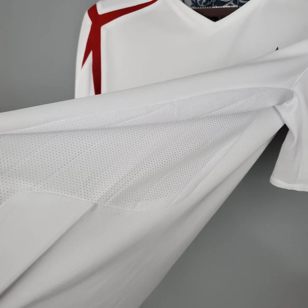 England 2006 Retro England Home Soccer Jersey 2006 — 8