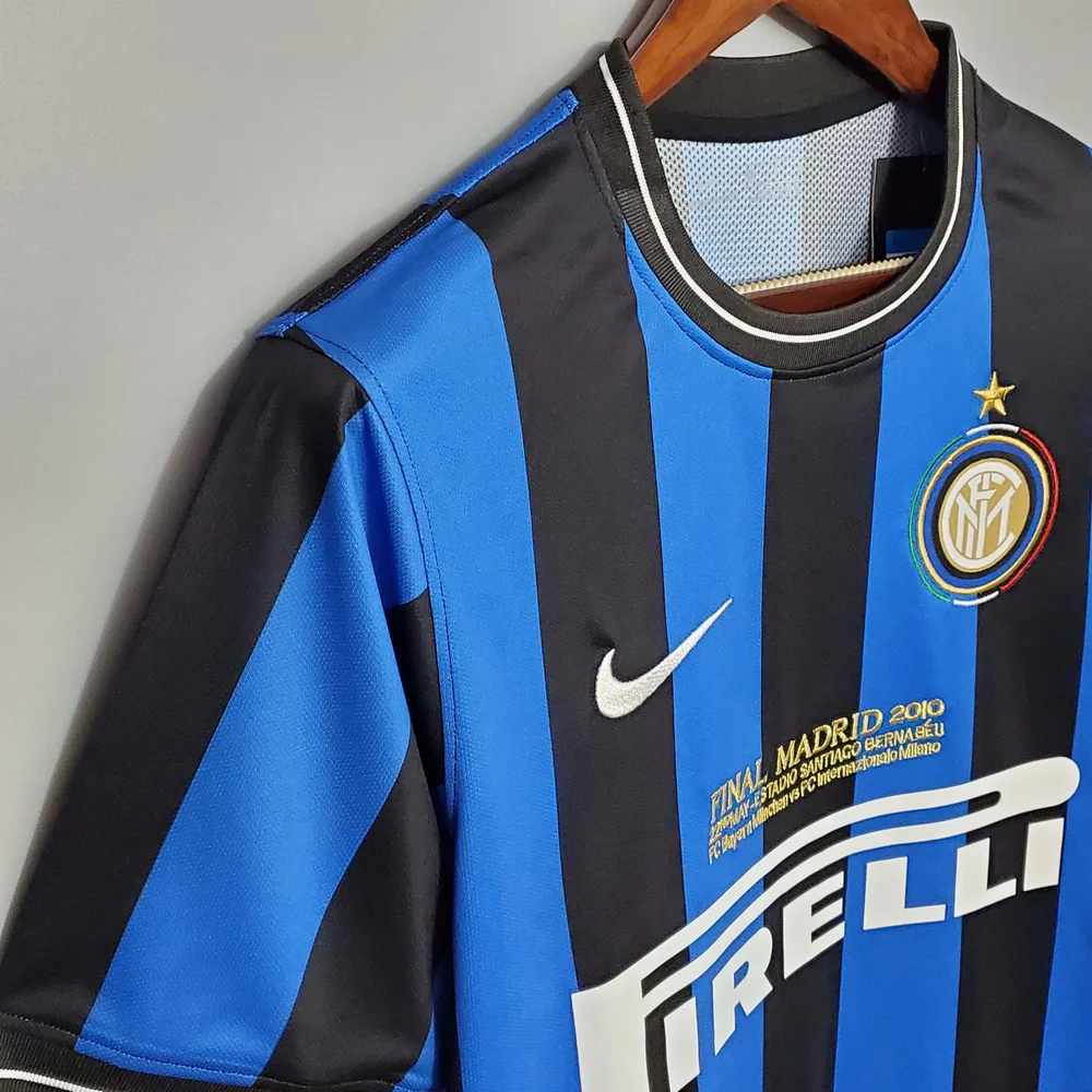 Inter Milan 2009/2010 Retro Internazionale Milan Home Football Jersey 2009/2010 — 4