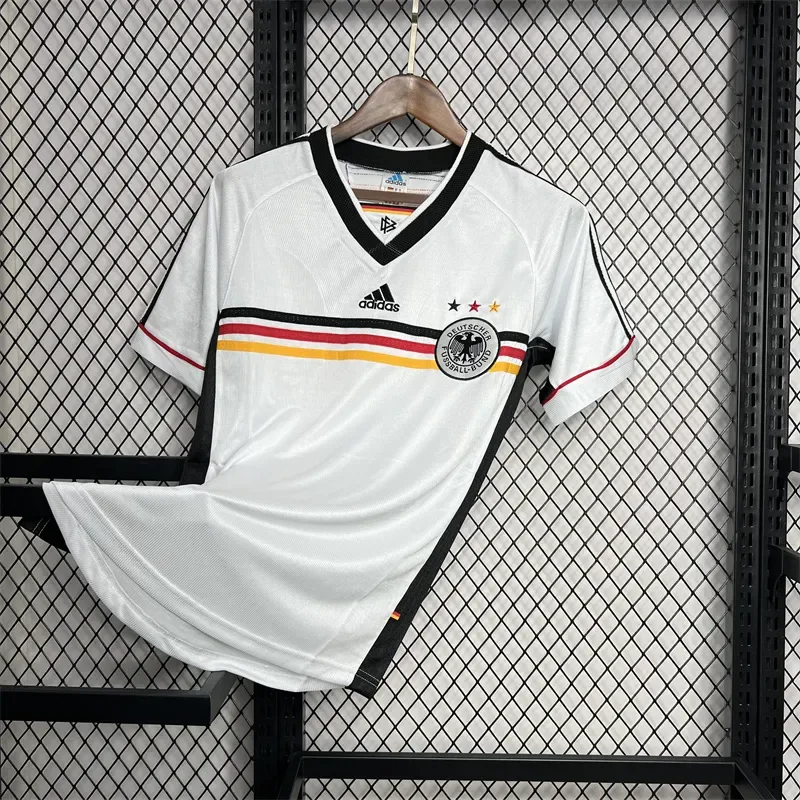 Germany 1998 Retro Germany Home Soccer Jersey 1998 — 3
