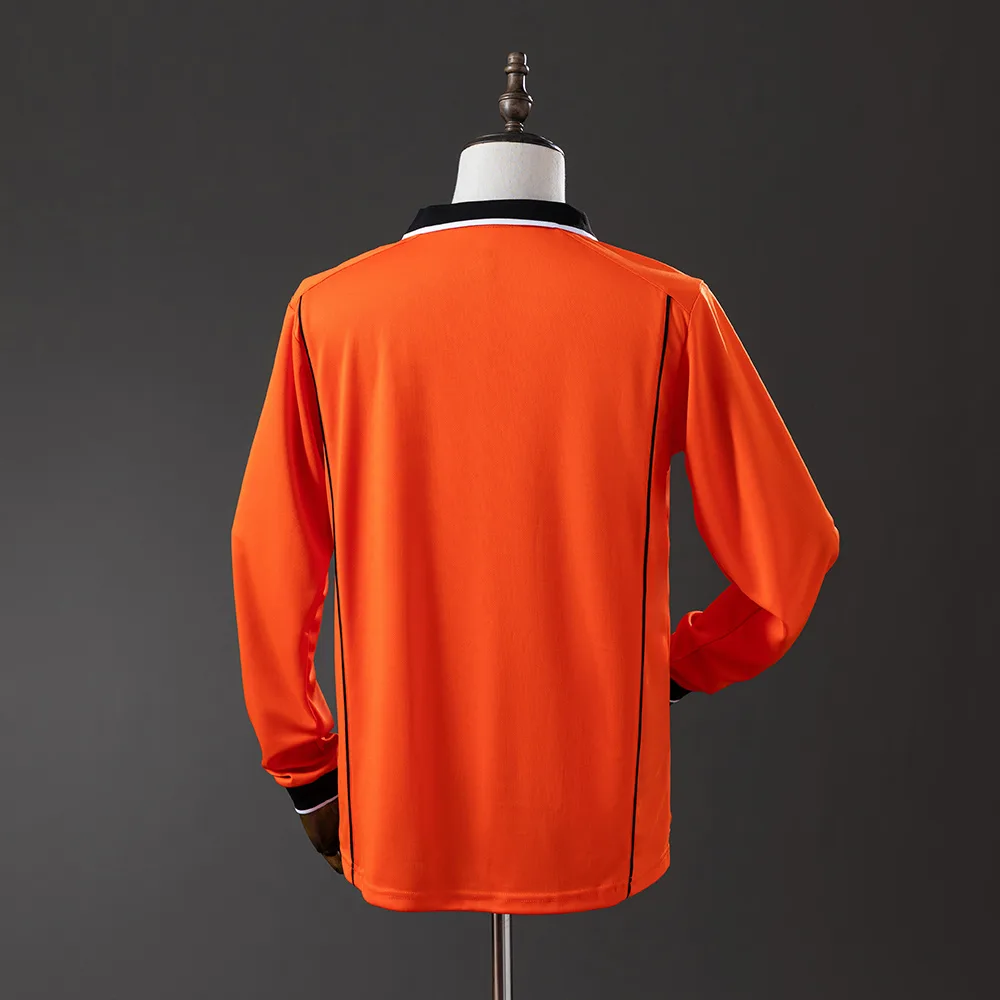 Netherlands 1998 Retro Netherlands National Team Local Manga larga Jersey 1998 — 2