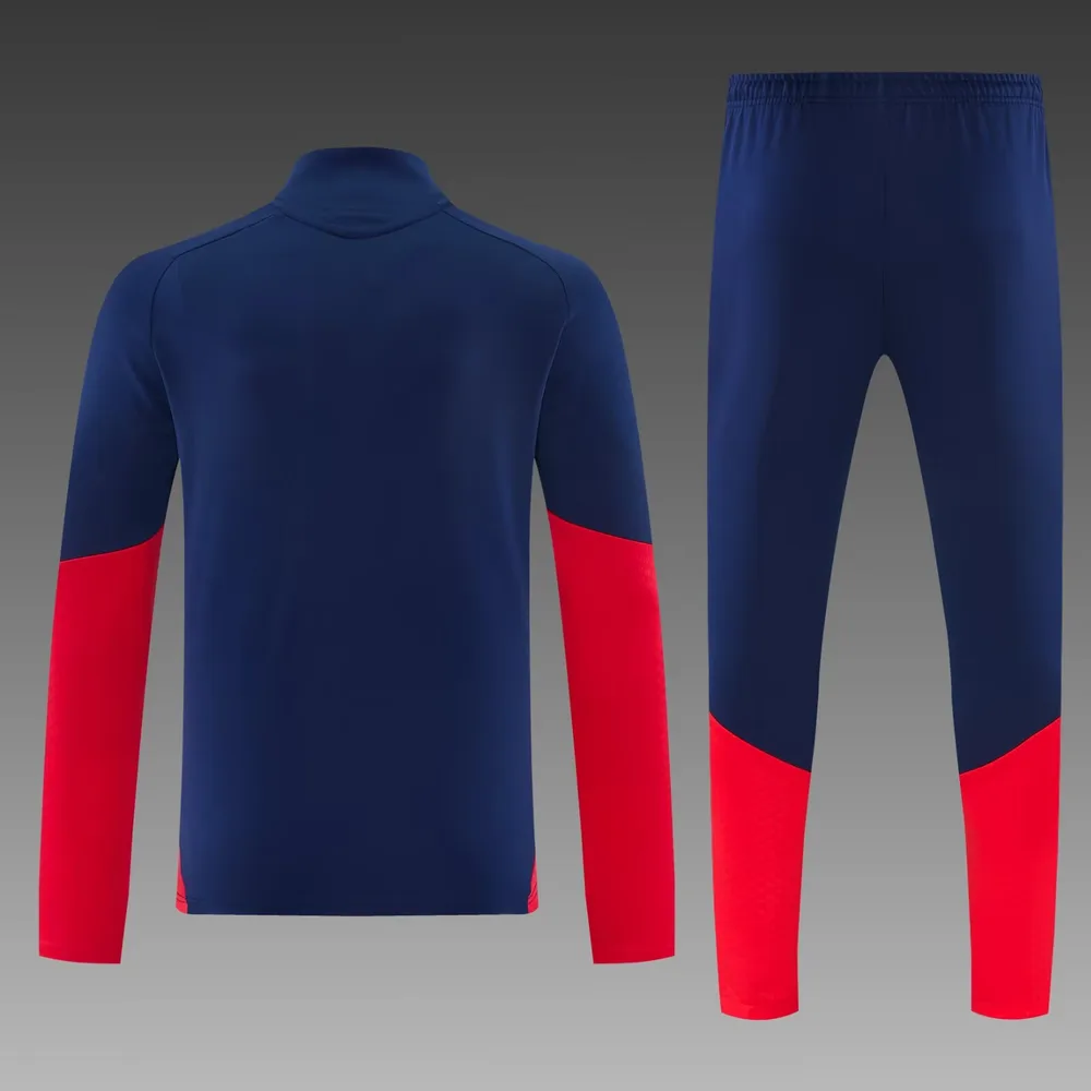 Arsenal 2026/2027 Arsenal Half-Pull Training Suit Red Blue Football Jersey 2026/27 — 2