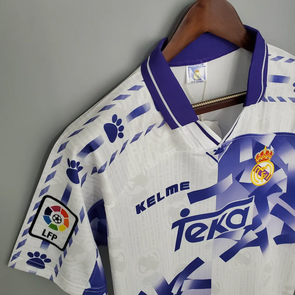 Real Madrid 1996/1997 Retro Real Madrid Third Away Soccer Jersey 1996/1997 — 7