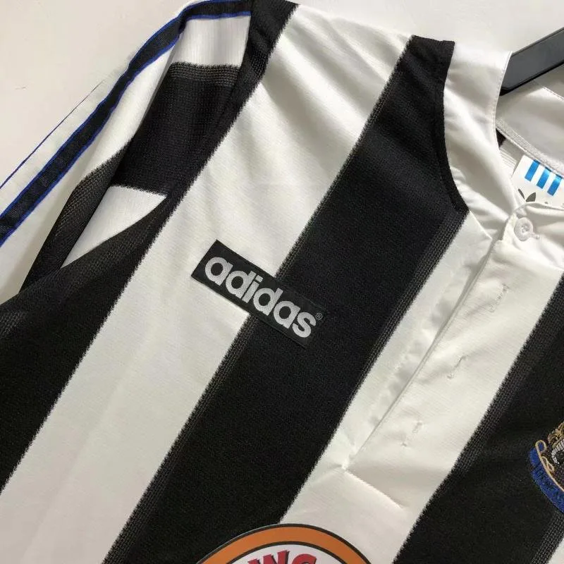 Newcastle 1995/1997 Retro Manga larga Newcastle United Local Camiseta de fútbol 1995/1997 — 3