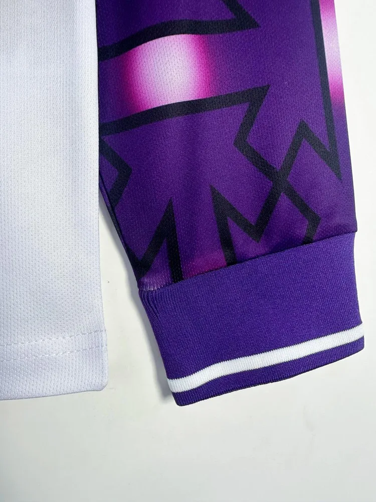 Fiorentina 1992/1993 Retro Long Sleeve Fiorentina Away Soccer Jersey 1992/1993 — 7