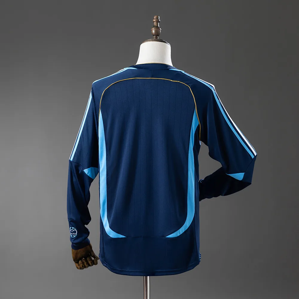 Argentina 2006 Long-Sleeved Retro Argentina National Team Away Football Shirt 2006 — 4