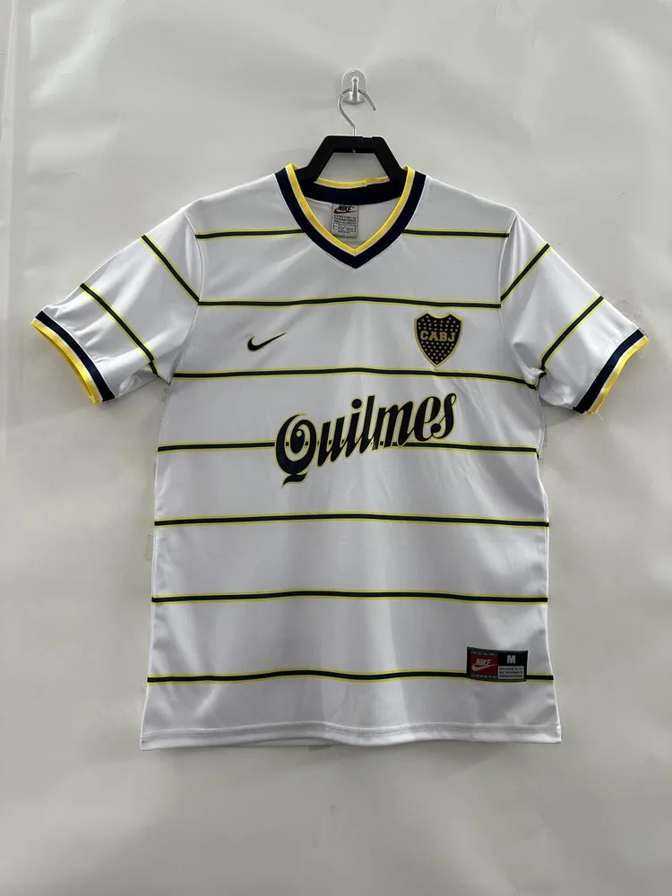 Boca Juniors 1999 Retro Boca Juniors Away Football Jersey 1999