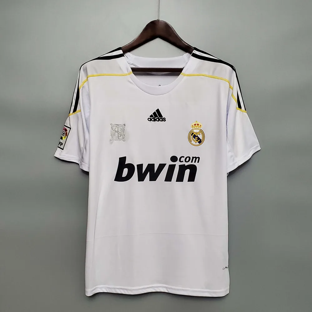 Real Madrid 2009/2010 Retro Real Madrid Home Football Shirt 2009/2010