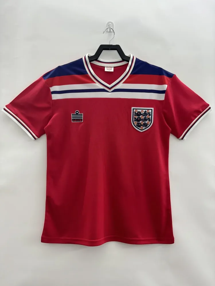 England 1982 Retro England Away Soccer Jersey 1982