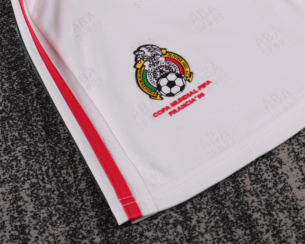 Mexico 1998 Retro Mexico National Local Camiseta de fútbol Talla infantil 1998 — 13