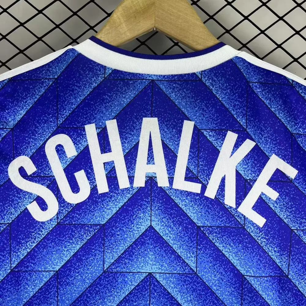 Schalke 04 1988/1989 Retro Schalke 04 Special Edition Football Jersey 1988/1989 — 6