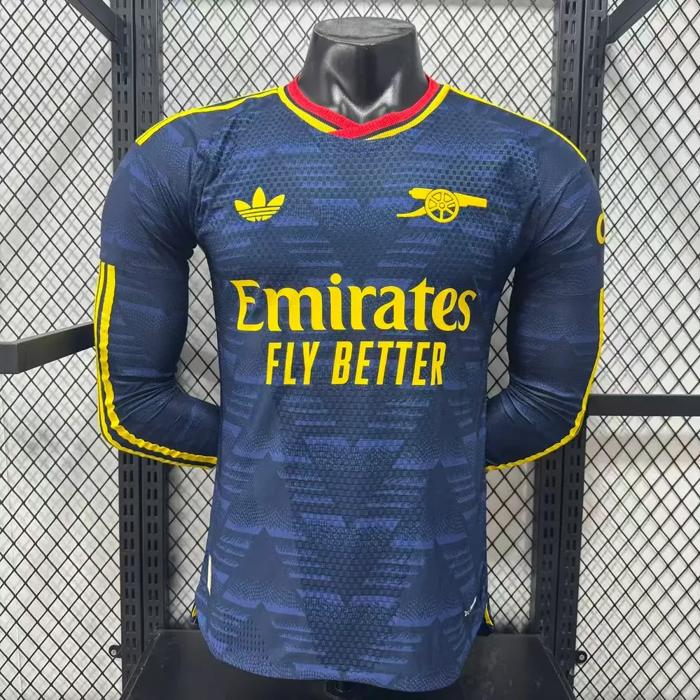 Arsenal 2026/2027 Long Sleeves Player Version Arsenal Away Football Shirt 2026/27