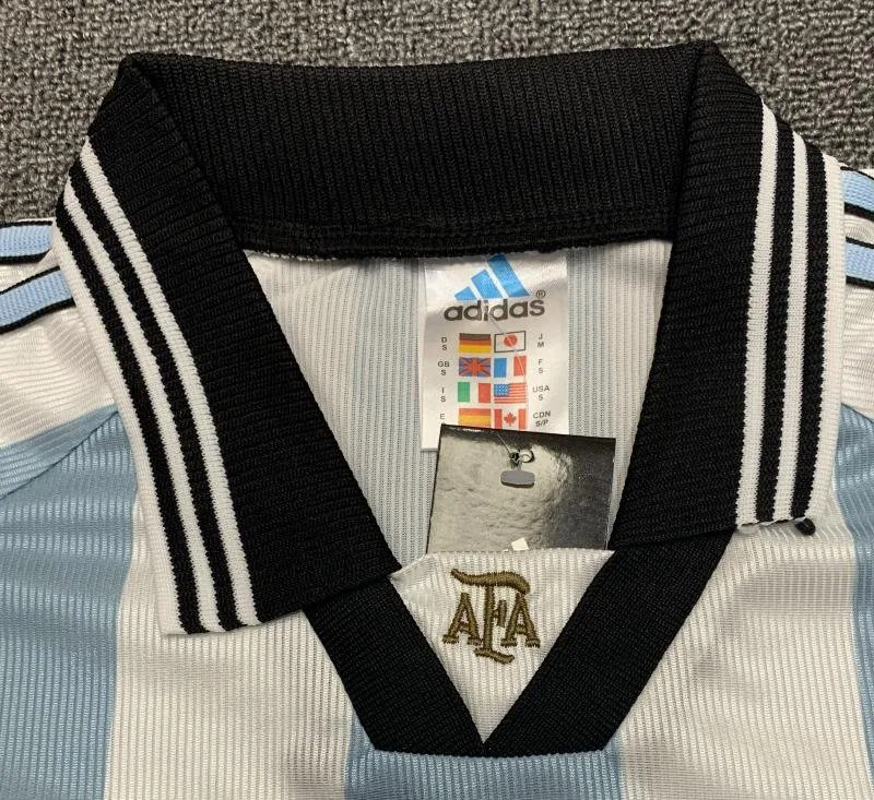 Argentina 1998 Retro Argentina National Team Local Jersey 1998 — 3
