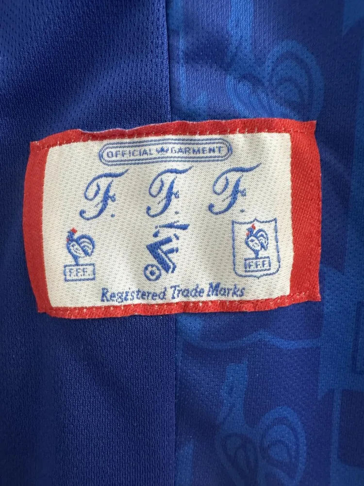 France 1996 Retro France Home Football Shirt 1996 — 9