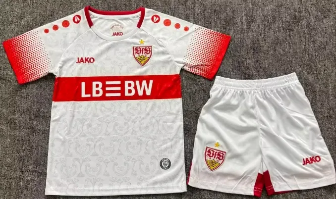 VfB Stuttgart 2026/2027 VfB Stuttgart Home Football Jersey 1:1 Quality Thai Kids Size 2026/27