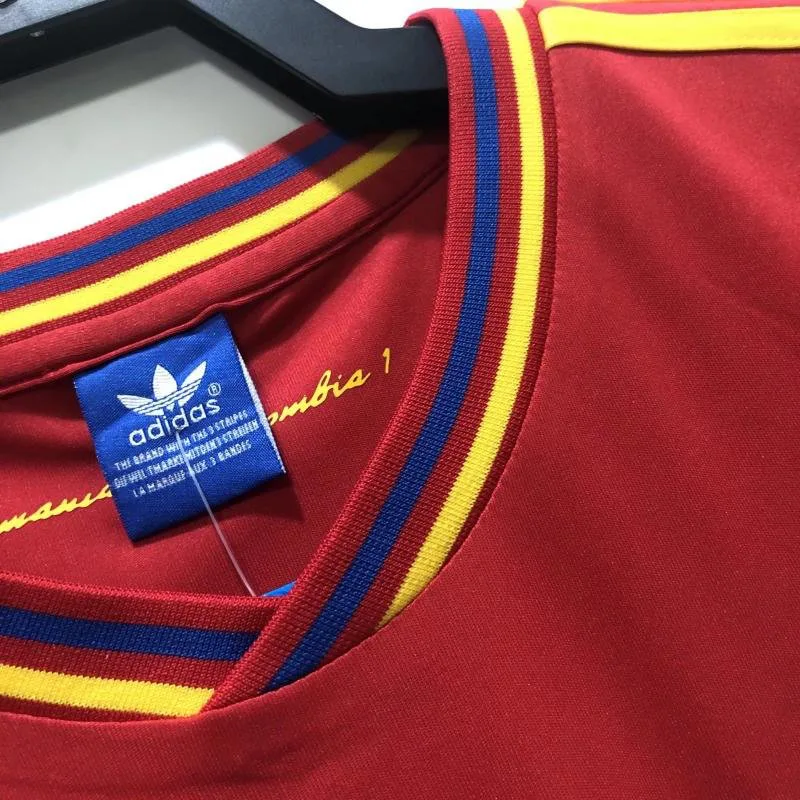 Colombia 1990 Retro Colombia Away Football Shirt 1990 — 3