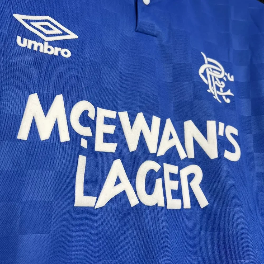 Rangers 1987/1990 Retro Rangers Home Football Shirt 1987/1990 — 7