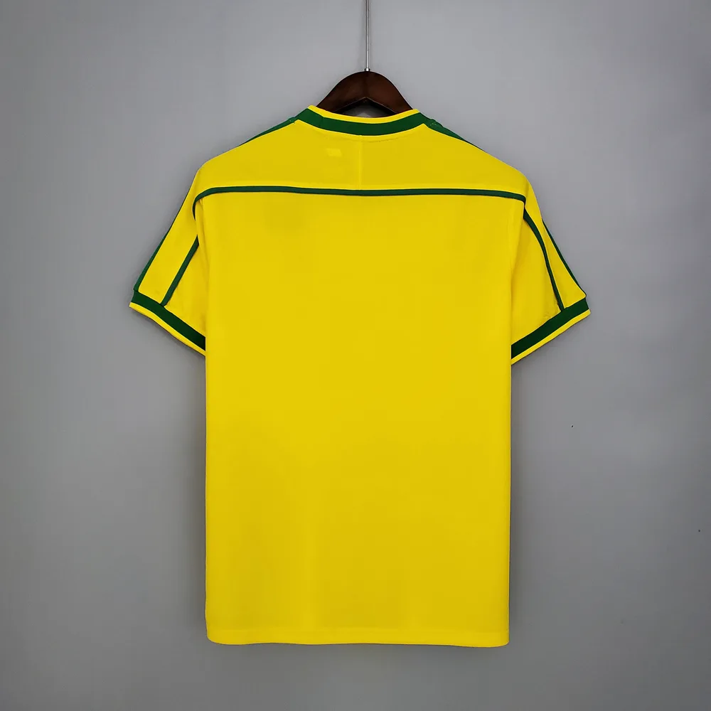 Brazil 1998 Retro Brazil Soccer Jersey Home 1998 — 2
