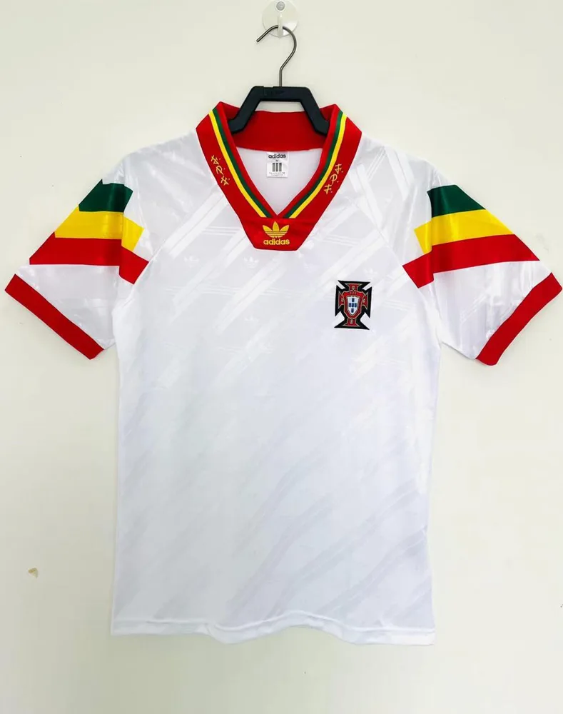 Portugal 1992-1994 Retro Portugal Visitante Camiseta de fútbol 1992/1994