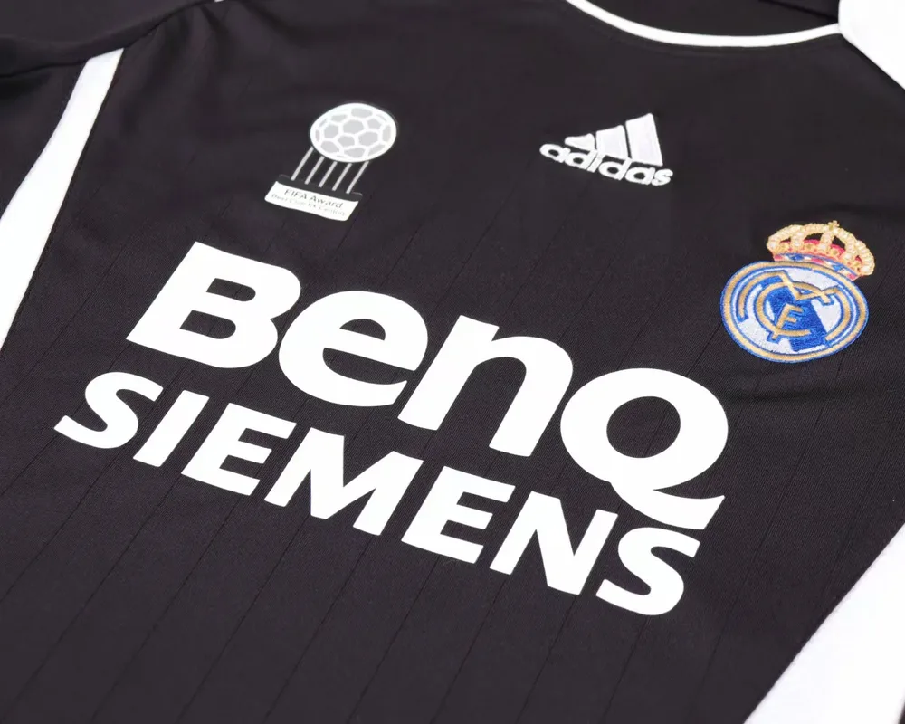 Real Madrid 2006-2007 Retro Real Madrid Third Away Football Shirt Kids Size 2006/2007 — 5