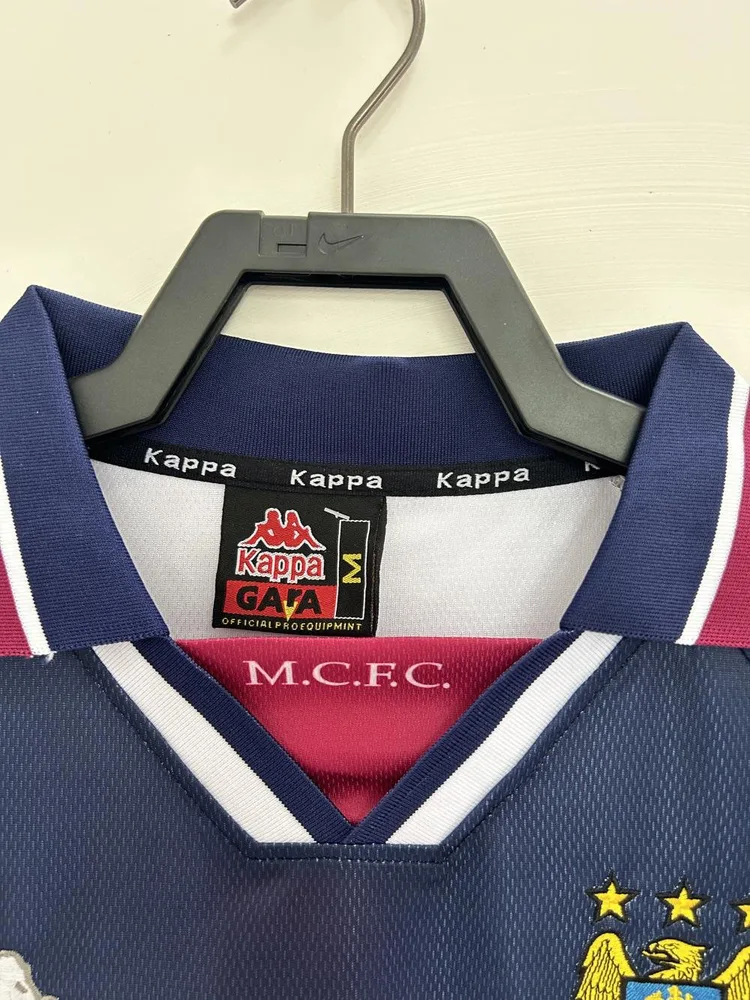 Manchester City 1997-1998 Retro Manchester City Away Football Shirt 1997/1998 — 3