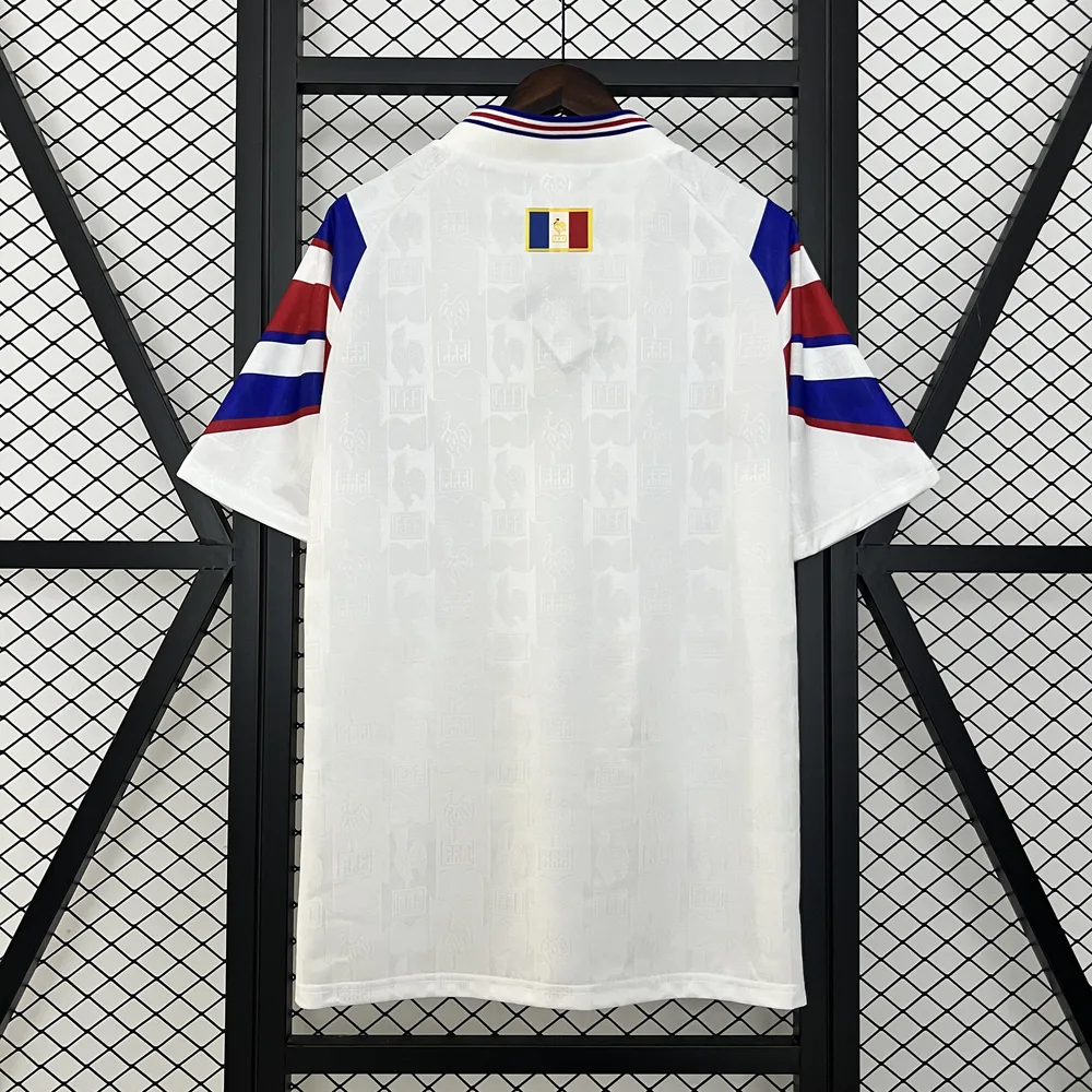 France 1996 Retro France Visitante Jersey 1996 — 2