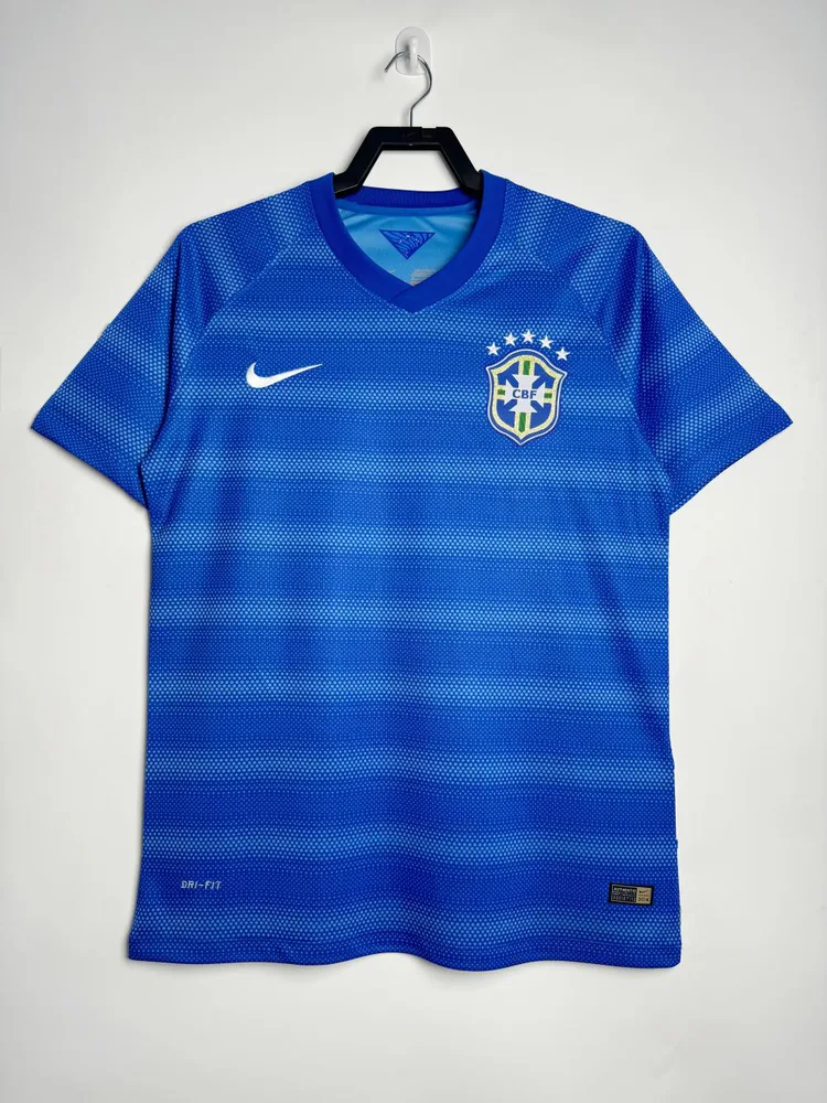 Brazil 2014 Retro Brazil Visitante Camiseta de fútbol 2014