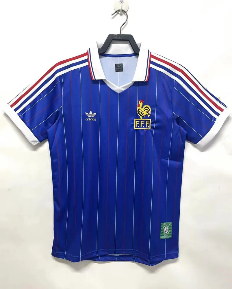 France 1982 Retro France Local Camiseta de fútbol 1982