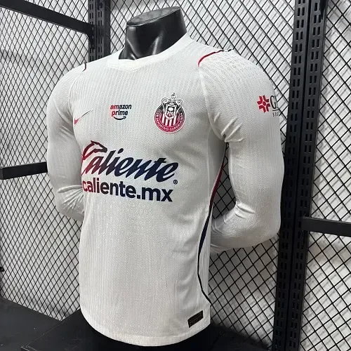 Chivas 2026/2027 Manga larga Versión jugador Chivas Visitante Camiseta de fútbol 2026/27 — 4