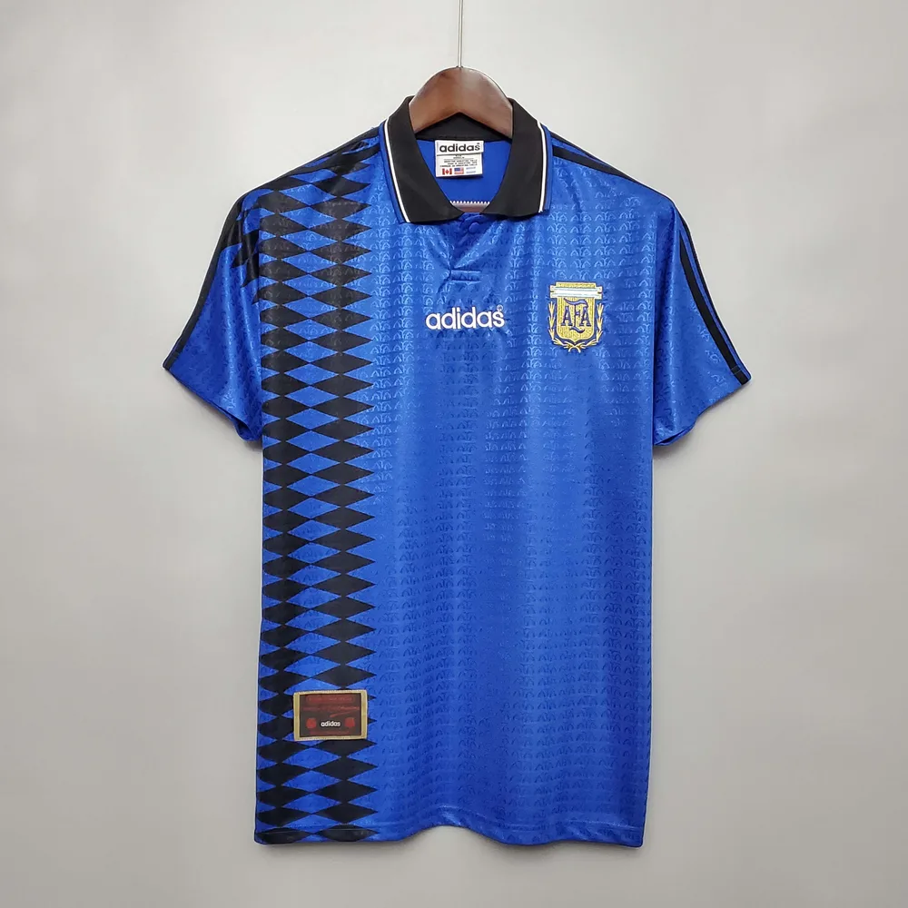 Argentina 1994 Retro Argentina National Team Visitante Jersey 1994