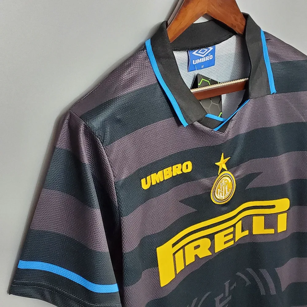 Inter Milan 1997/1998 Retro Internazionale Milan Away Football Jersey 1997/1998 — 6