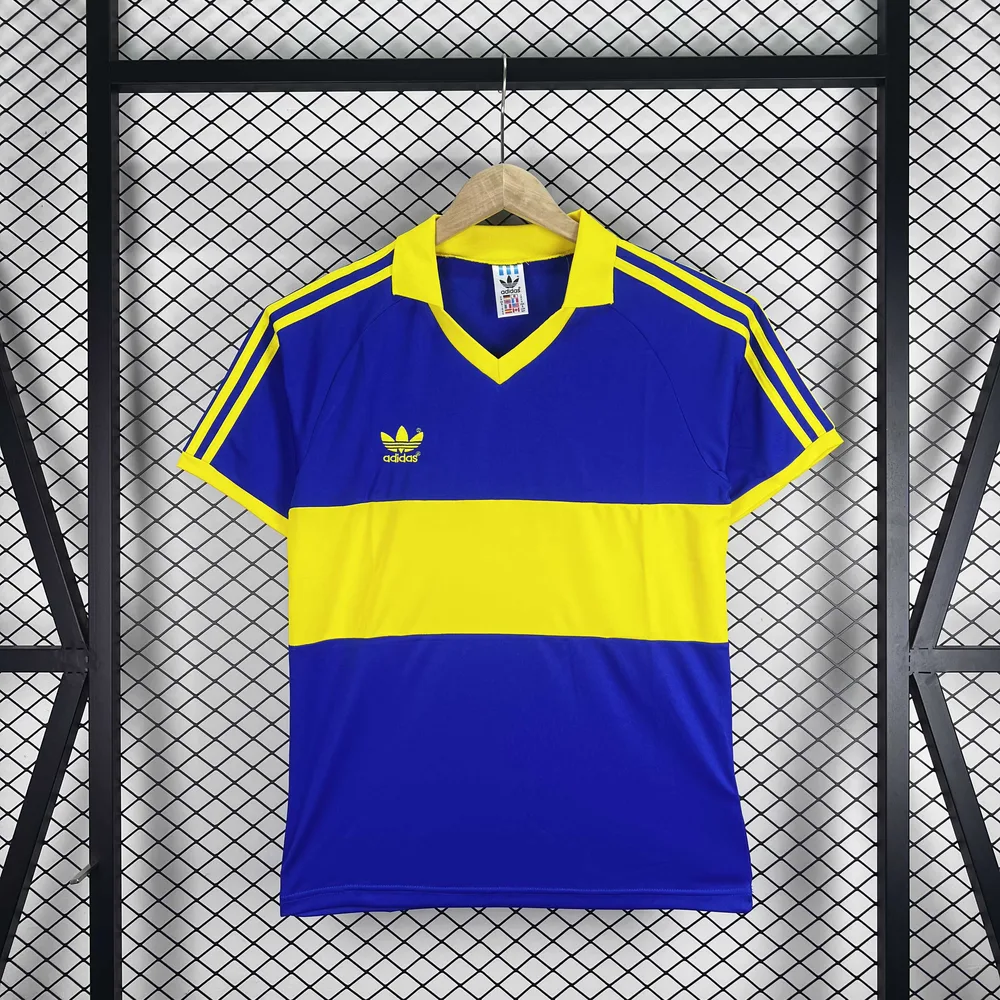 Boca Juniors 1985/1986 Retro Boca Juniors Local Camiseta de fútbol 1985/1986