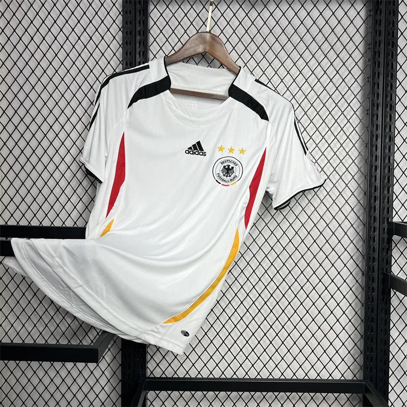 Germany 2006 Retro Germany Home Soccer Jersey 2006 — 3