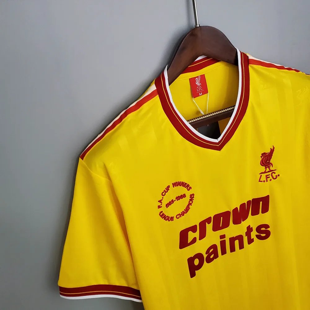 Liverpool 1985/1986 Retro Liverpool Visitante Camiseta de fútbol 1985/1986 — 6
