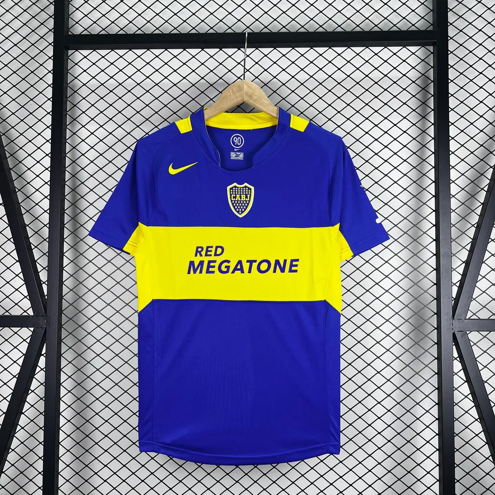 Boca Juniors 2005/2006 Retro Boca Juniors Home Football Jersey 2005/2006