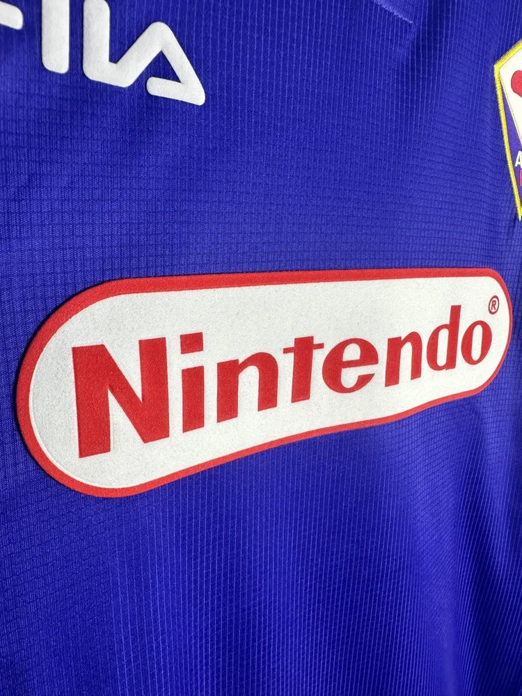 Fiorentina 1998/1999 Retro Long Sleeve Fiorentina Home Soccer Jersey 1998/1999 — 6
