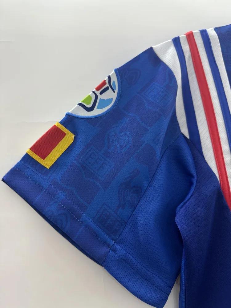 France 1996 Retro France Home Football Shirt 1996 — 7