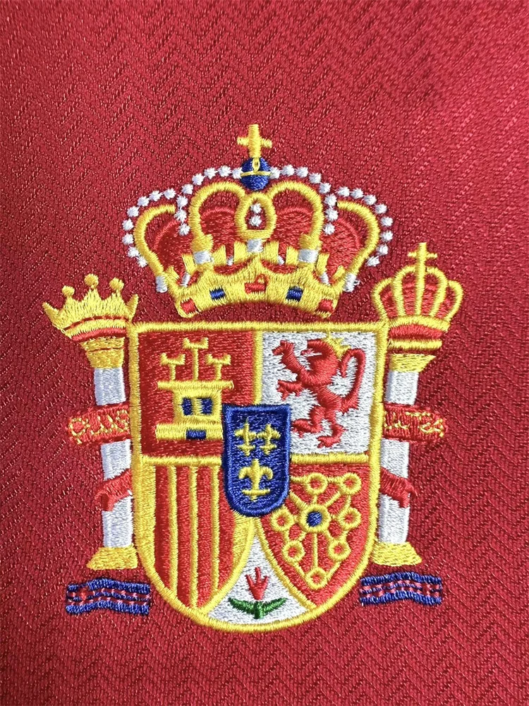 Spain 1998 Retro Spain Home Soccer Shirt 1998 — 4
